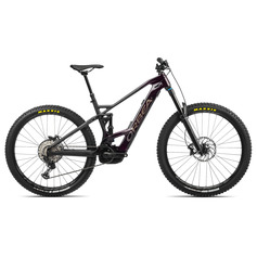 Bicicleta Eléctrica Doble ORBEA WILD FS M20 2022 Red Wine / Carbono RAW