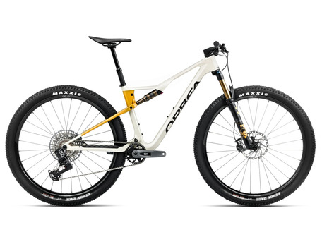 Bicicleta Orbea OIZ M10 AXS 2025 Ivory White (Gloss) - Bumblebee Yellow (Matt)