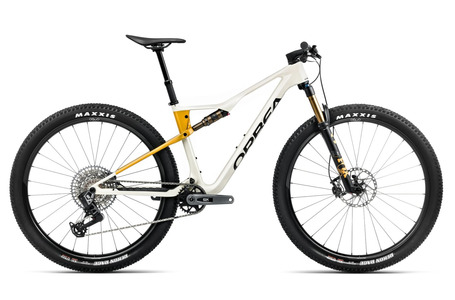 Bicicleta Orbea OIZ M10 AXS 2025 Ivory White (Gloss) - Bumblebee Yellow (Matt)