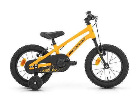 BICICLETA MEGAMO 14" GO AMARILLO PARA NIÑOS