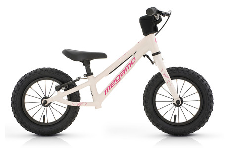 BICICLETA INFANTIL MEGAMO 12 GO 2026 BLANCO ROSA
