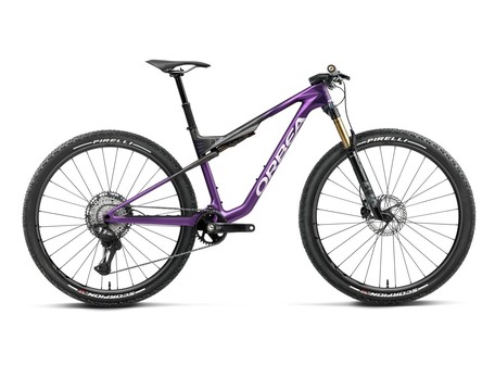 BICICLETA ORBEA OIZ M-PRO 2027 COLOR Royal Plum - Diamond Black Carbon View (Matt)