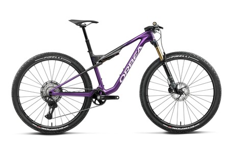 BICICLETA ORBEA OIZ M-PRO 2027 COLOR Royal Plum - Diamond Black Carbon View (Matt)