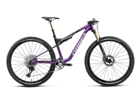 BICICLETA ORBEA OIZ M-TEAM FACTORY 2027 COLOR Royal Plum - Diamond Black Carbon View (Matt)