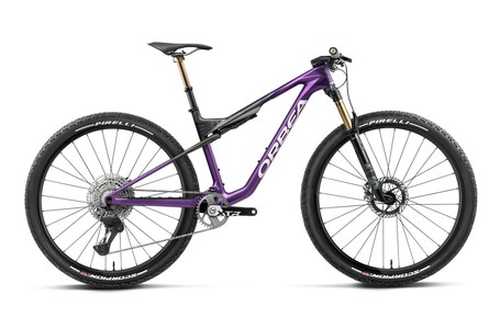BICICLETA ORBEA OIZ M-TEAM FACTORY 2027 COLOR Royal Plum - Diamond Black Carbon View (Matt)